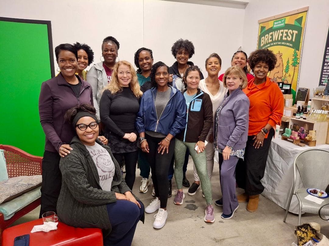 Participants at the Wellness, Worth, and the Art of Repositioning retreat